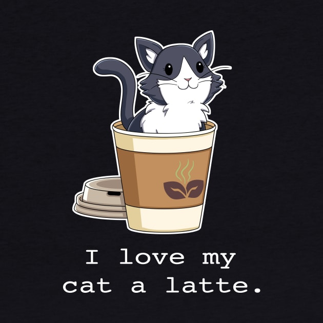 I love my cat a latte. by X_X